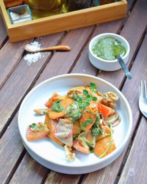 Süßkartoffelrösti mit Joghurtdip - Ruben Schmalenberg